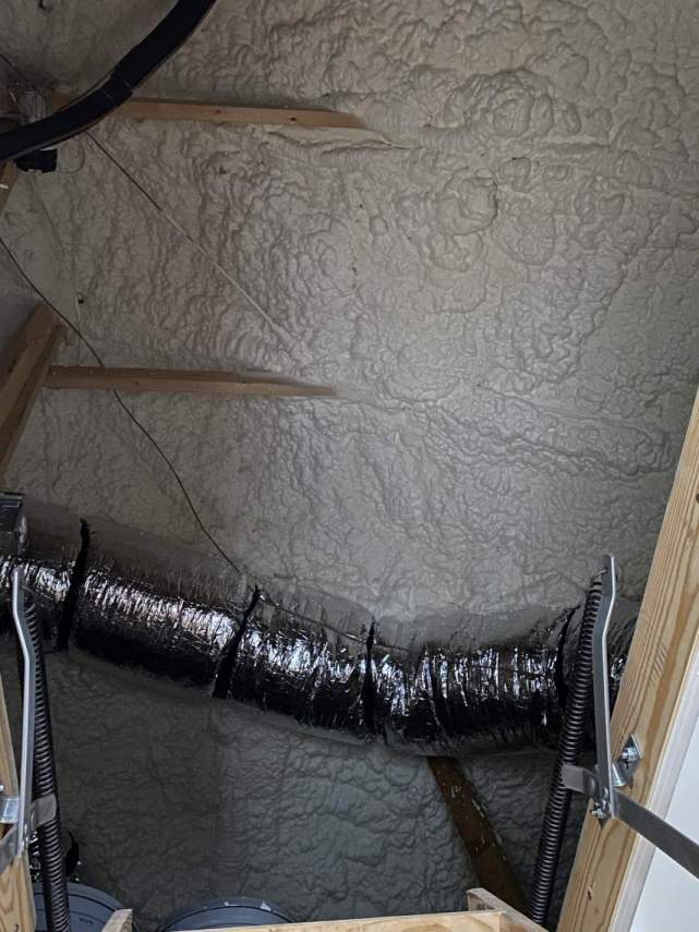Foam-insulation-in-Attic-and-exterior-walls