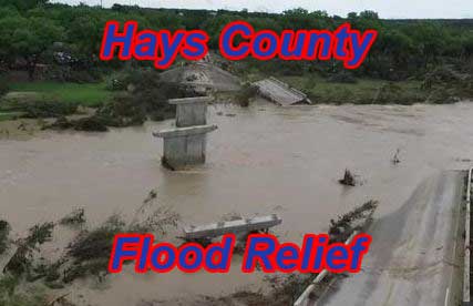 Hays County 2015 flood relief